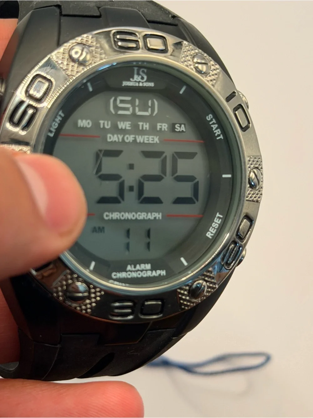 Joshua & Sons JS66GY Quartz Digital Watch, with Tags, 262$